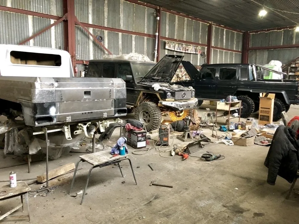 Mercedes-AMG G-class 63 to 6x6 Conversion kit