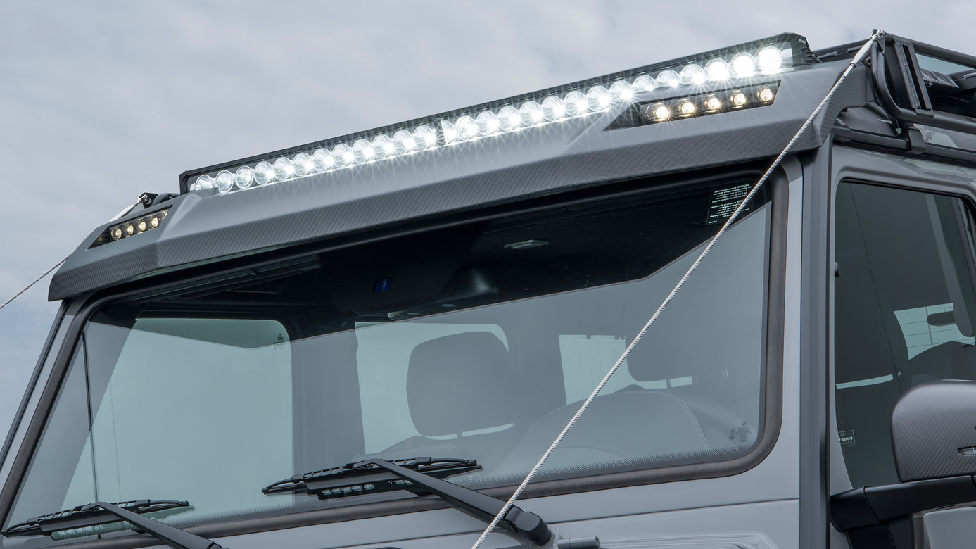 Connection set series daytime running lights series roof spoilers Brabus for Mercedes G-class W463 G 500 4X4²