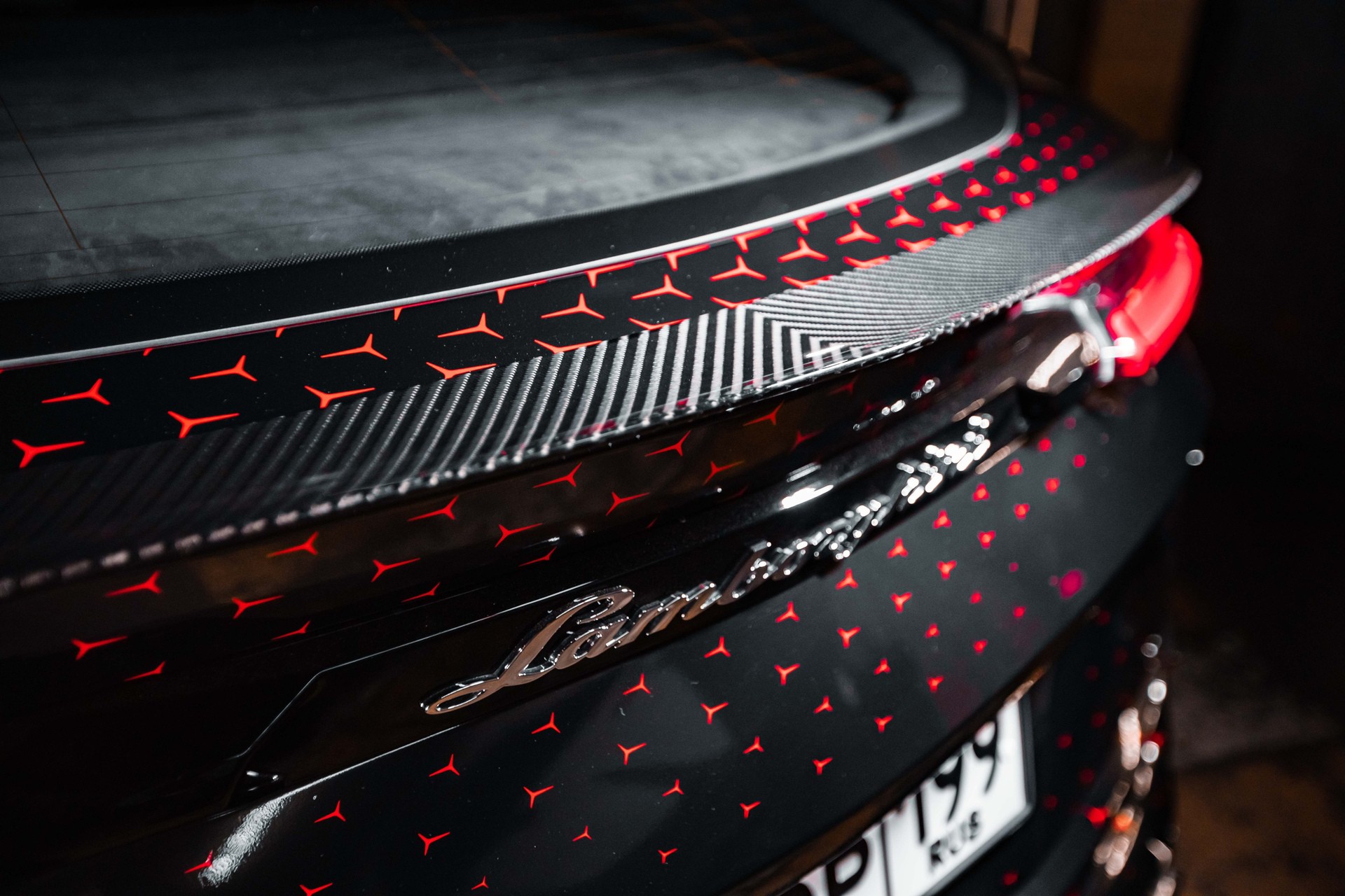 TopCar Design Part 12 Upper Carbon Rear Spoiler for Lamborghini