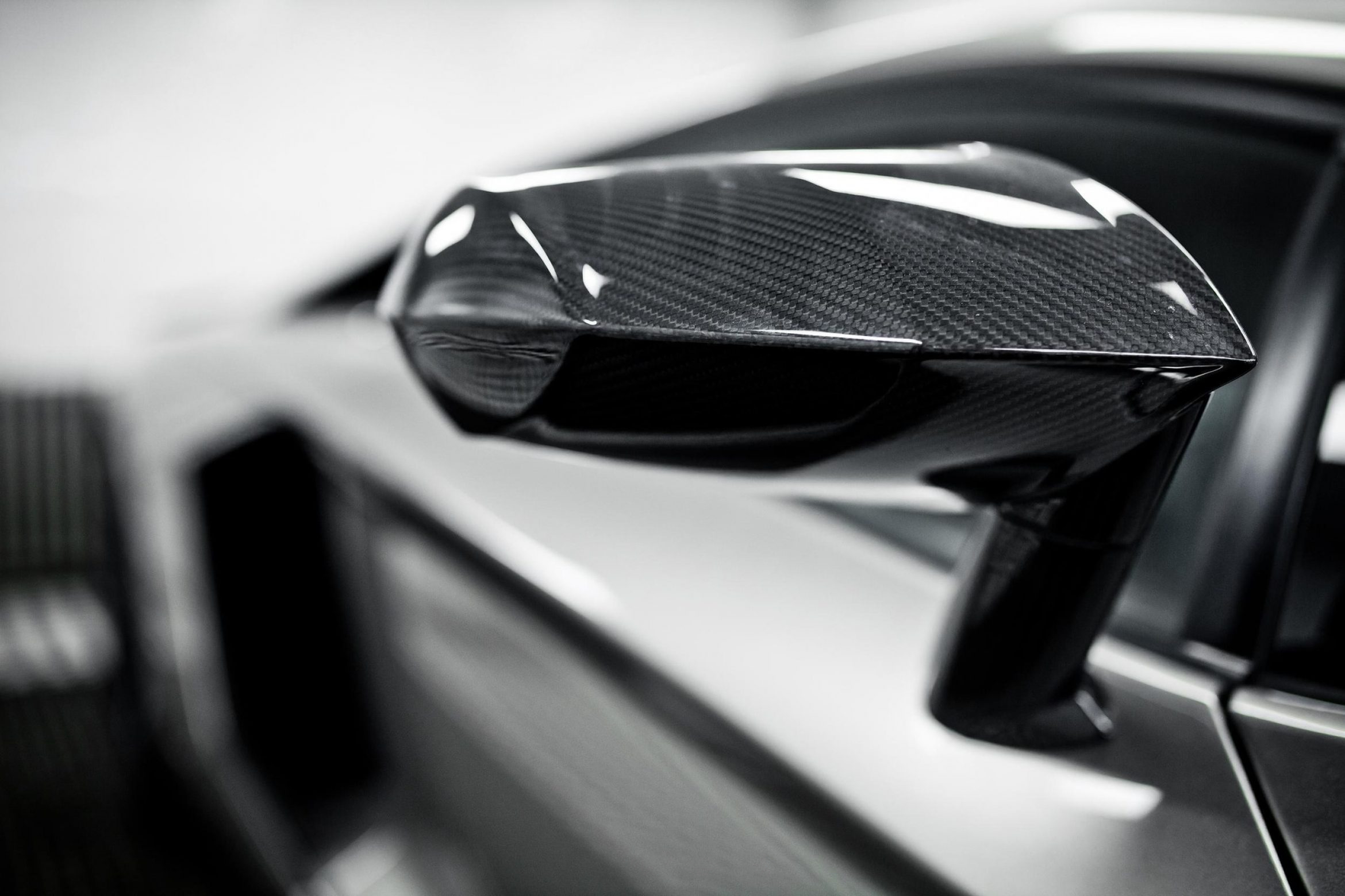 Mirror housing Carbon for Lamborghini Aventador