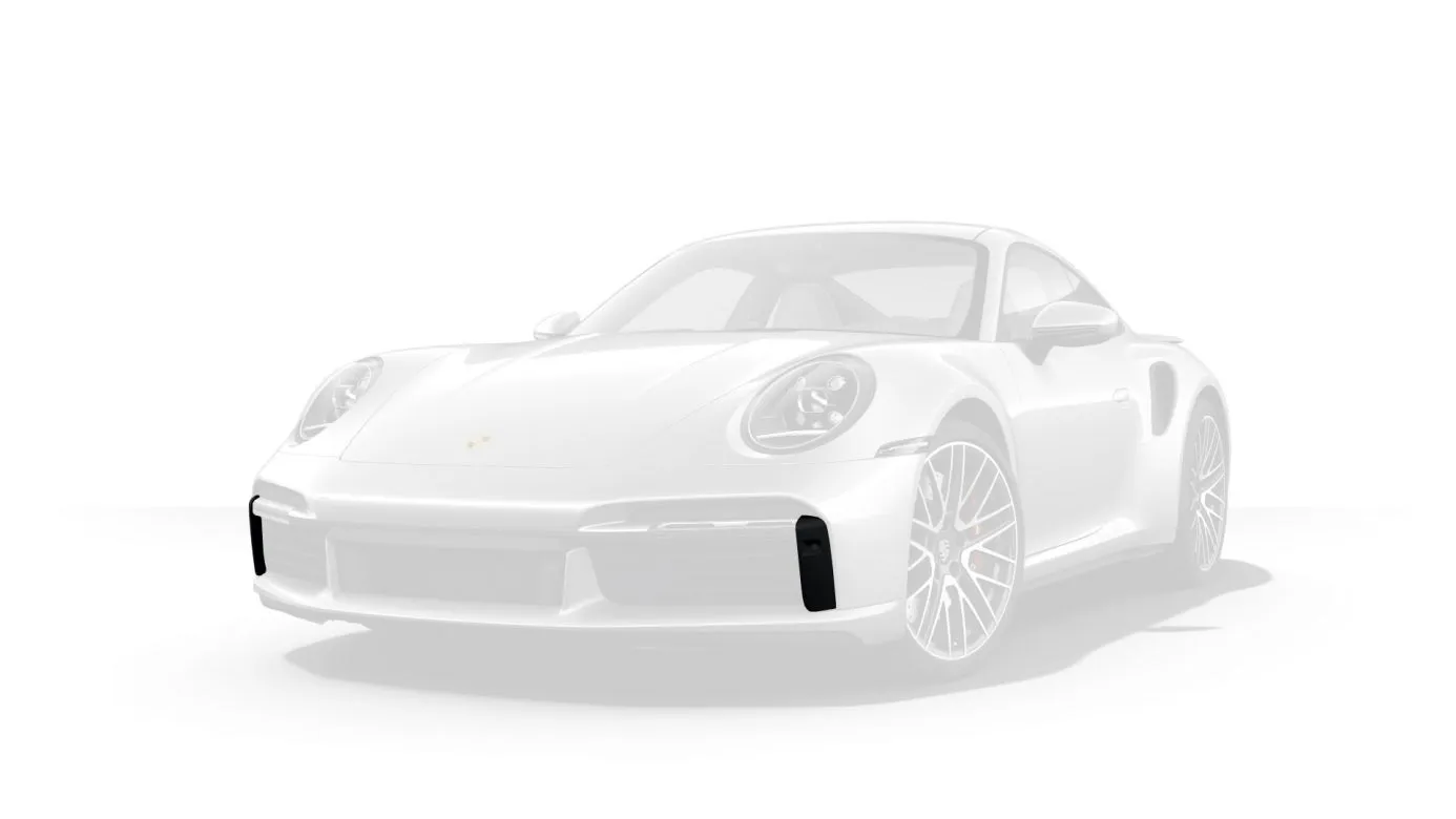 Front bumper intakes BS Style Carbon for Porsche 911 Turbo