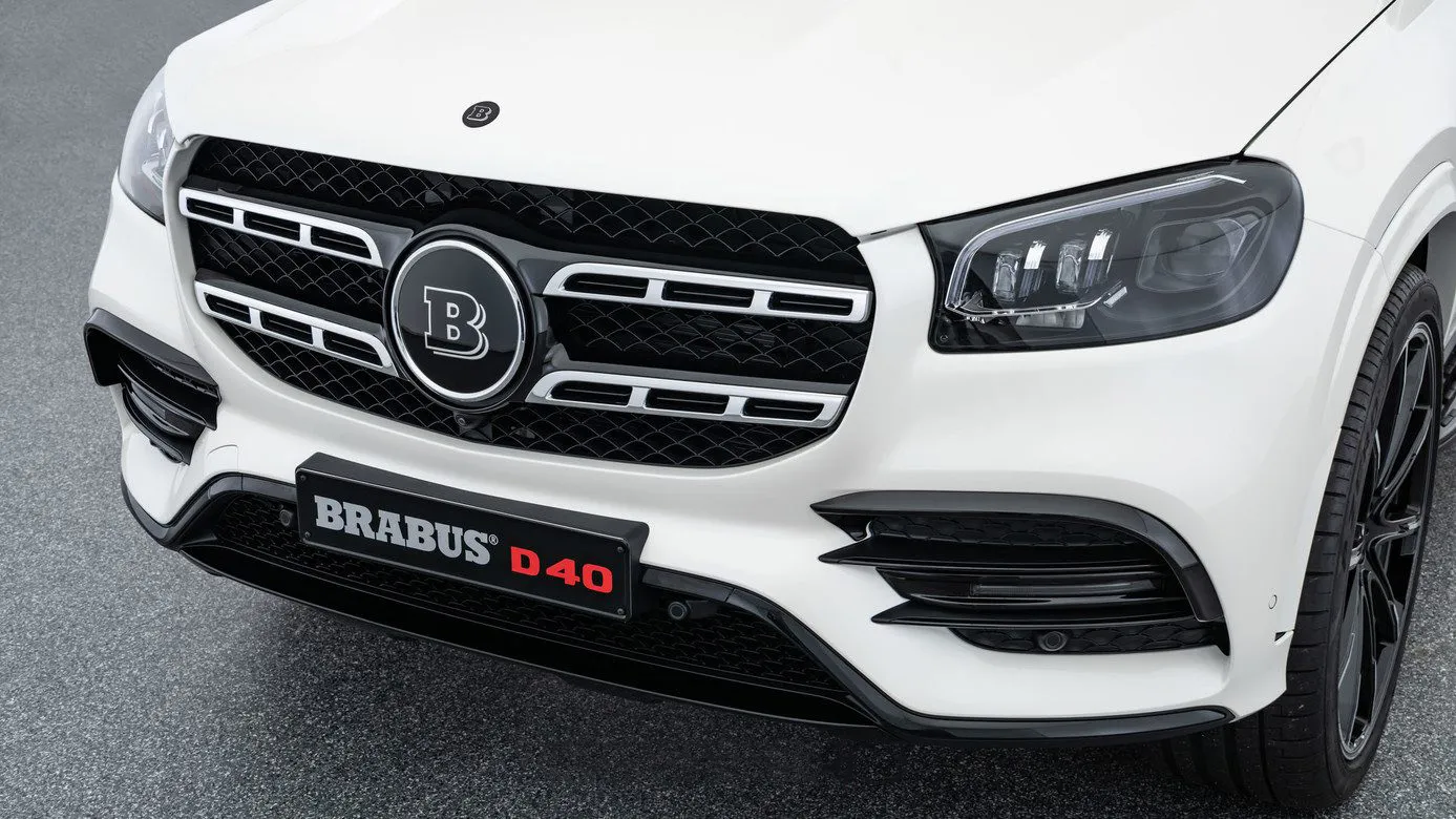 Front apron attachments BS Style carbon for Mercedes-Benz GLS X167 AMG Line

