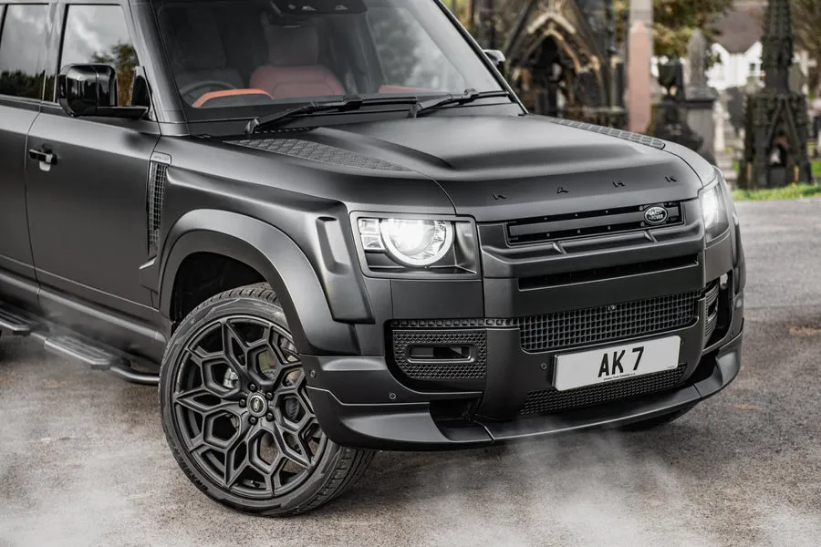 Check our price and buy Kahn Design carbon fiber body kit set for Land Rover Defender 110 wide track