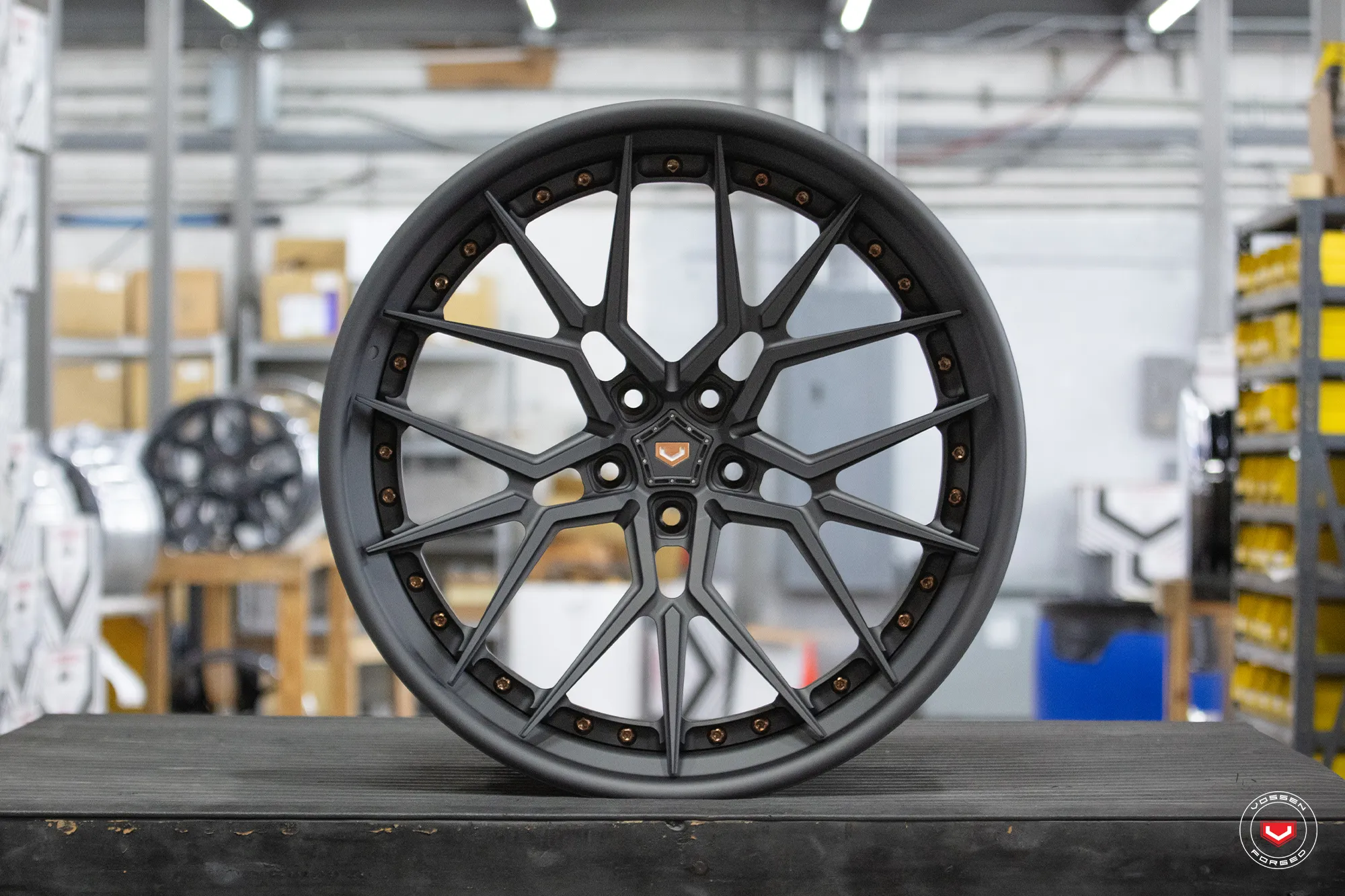 Vossen M X3 3 PIECE 3-piece forged wheel — side profile