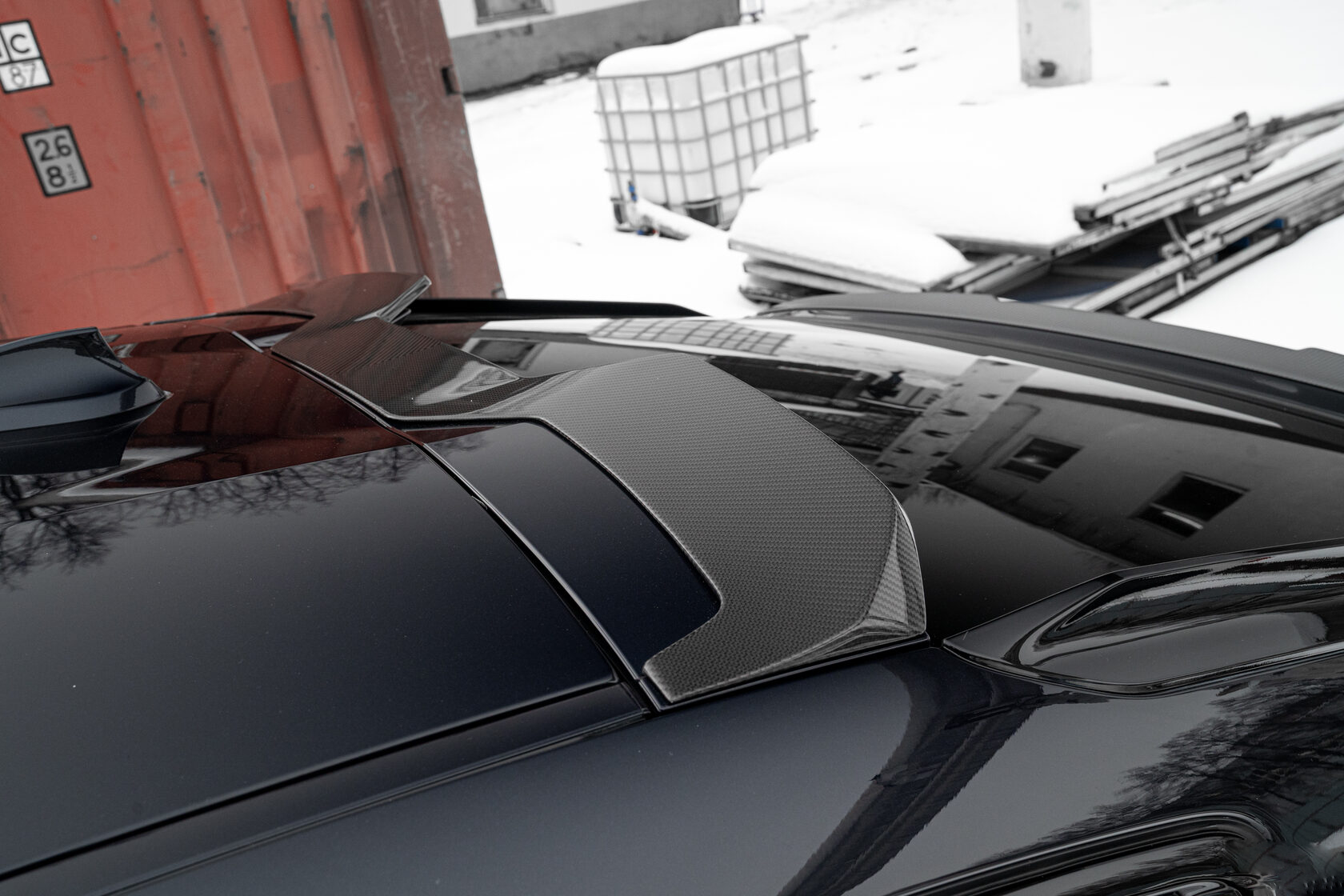Roof spoiler Megalodon Carbon for BMW X6 M F96