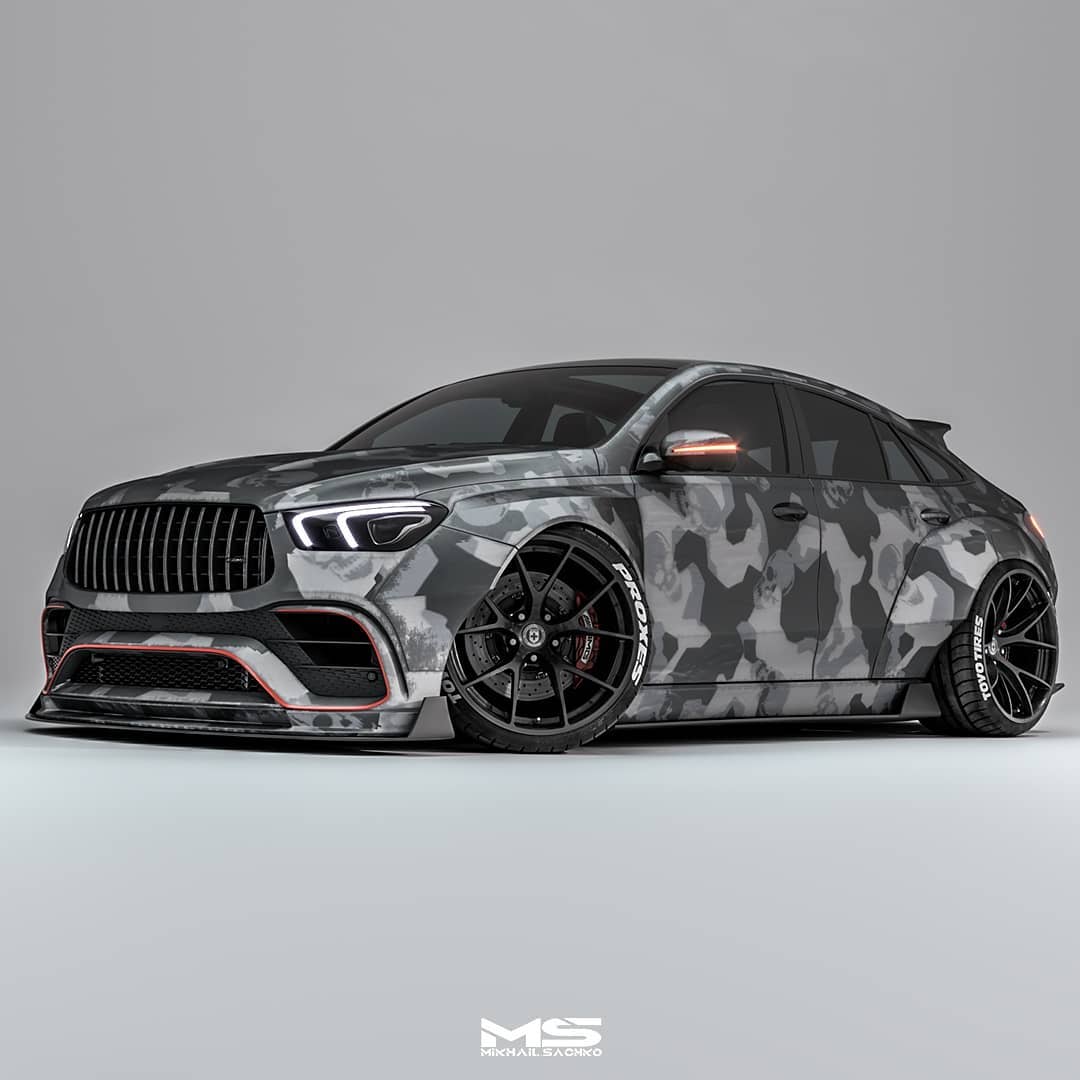 Mercedes-Benz GLE Coupe С167 Custom Body Kit by Mikhail Sachko