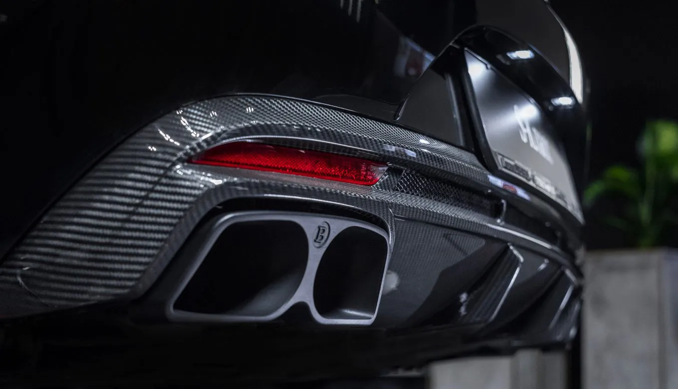 Rear diffuser BS Style carbon for Mercedes S-class Coupe C217 AMG S63