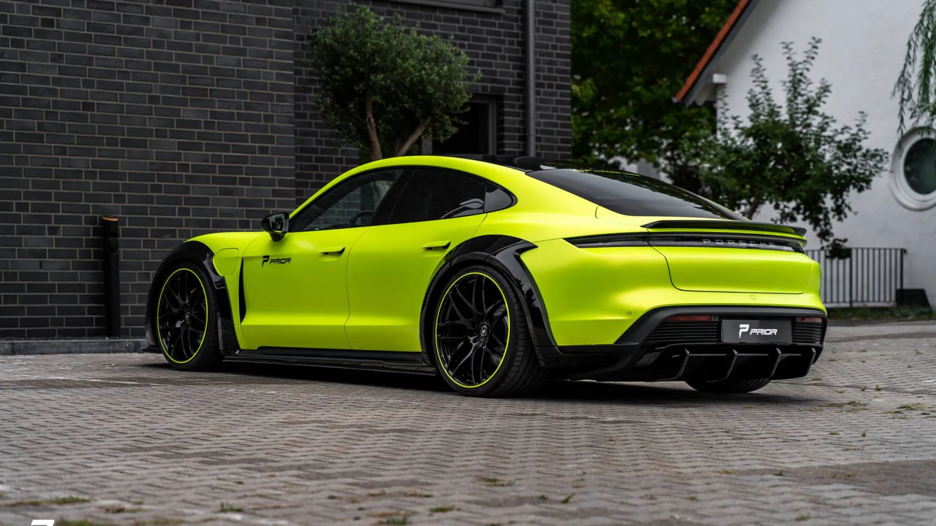 Sides Skirts Add-On Spoiler Prior Design PD TE widebody for Porsche Taycan