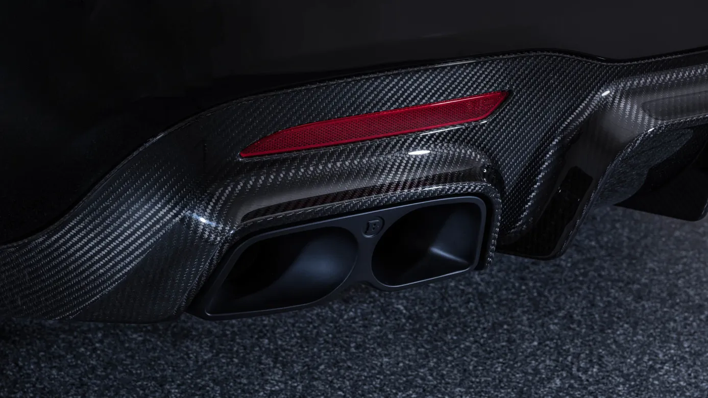 Sport exhaust system with actively controlled flaps Brabus for Mercedes S-class AMG A217 AMG S 65