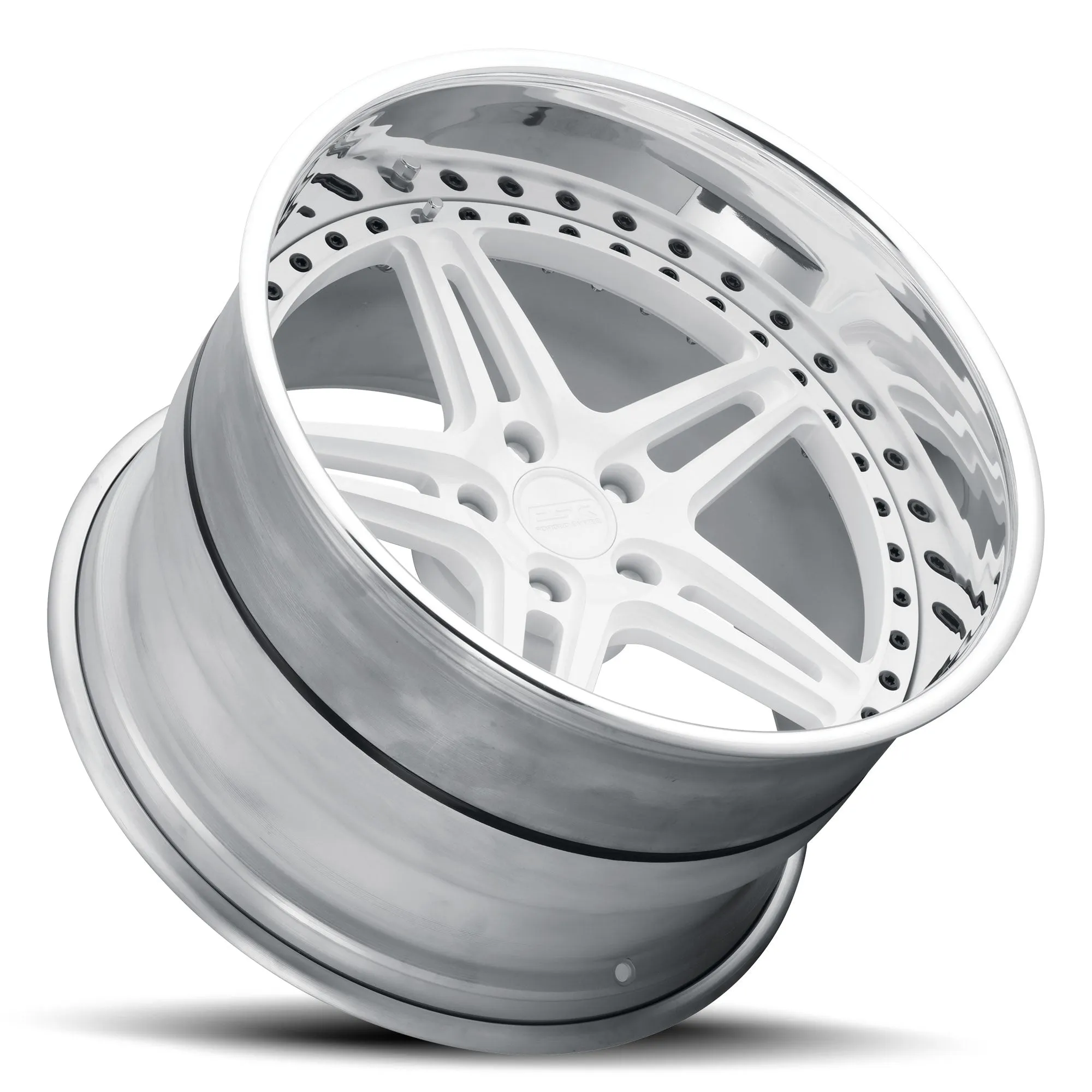 ESR ES4 3-Piece Forged Wheel — lay flat view