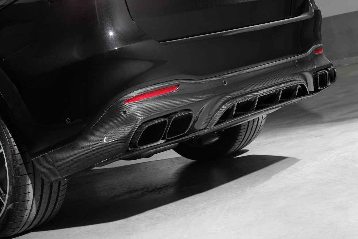 Rear diffuser AMG 63 Design 1.0 Carbon for Mercedes-Benz GLS AMG X167 AMG GLS 63