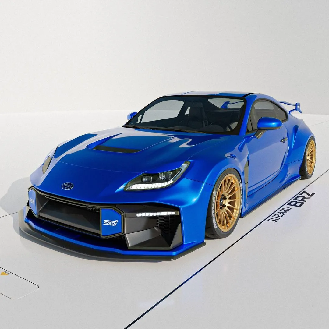 Subaru BRZ 2022 STI Wide Custom Body Kit by Avante Design