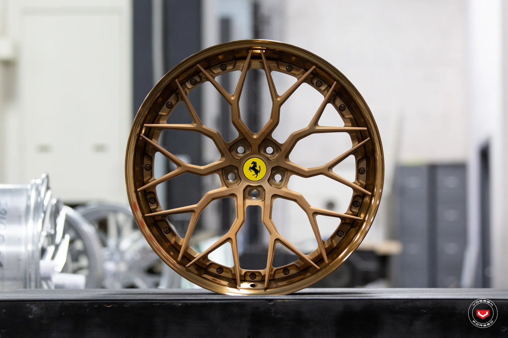 Vossen S17 01 3 PIECE 3-piece forged wheel — front view
