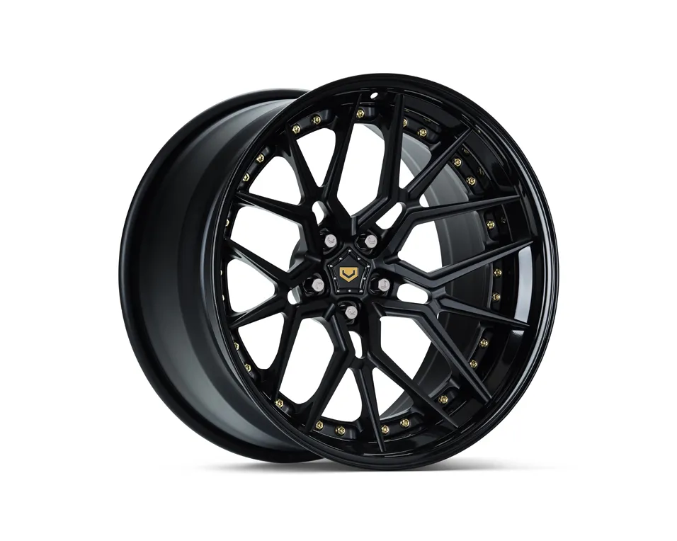 Vossen M X3 3 PIECE 3-piece forged wheel — front view