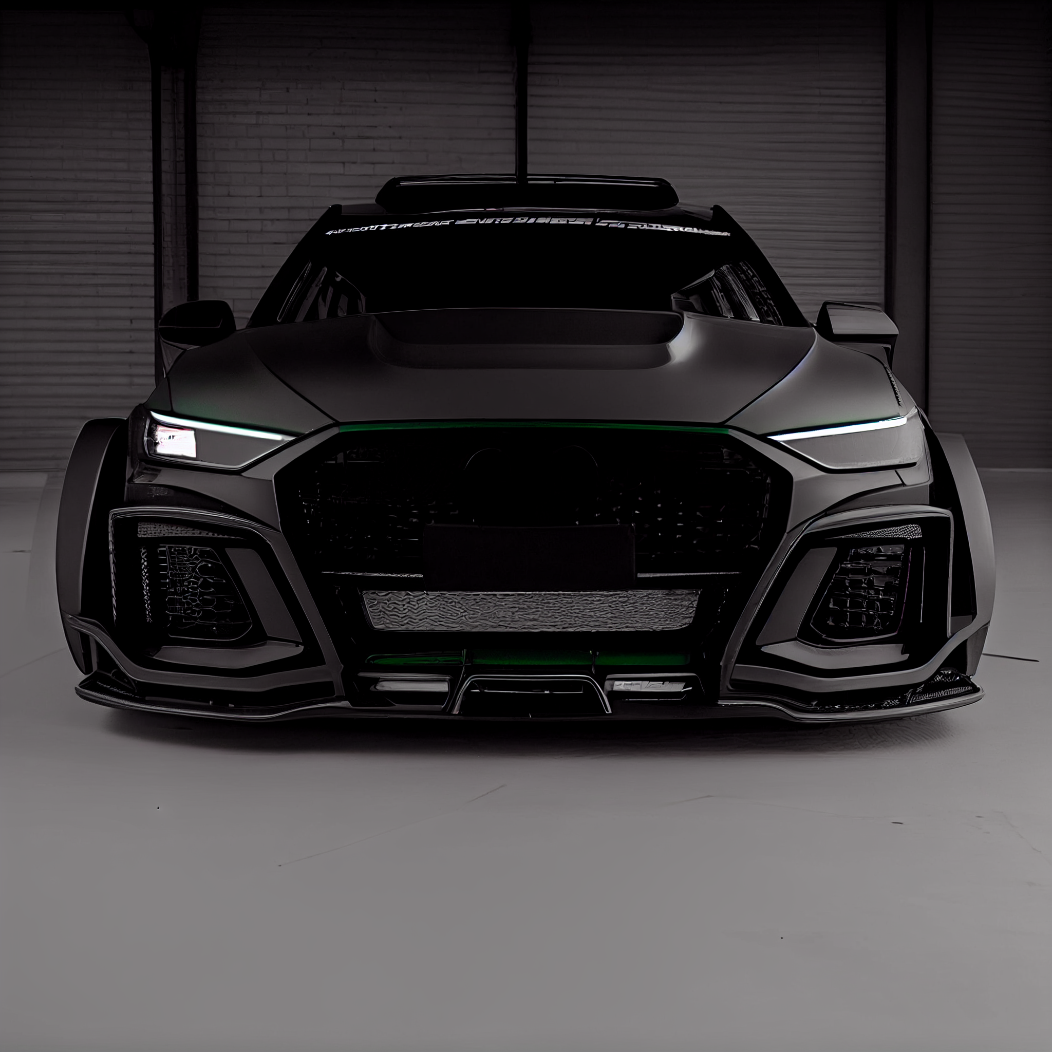 AI Custom Design Wide Body Front Bumper for Audi RS6 Ver4.1