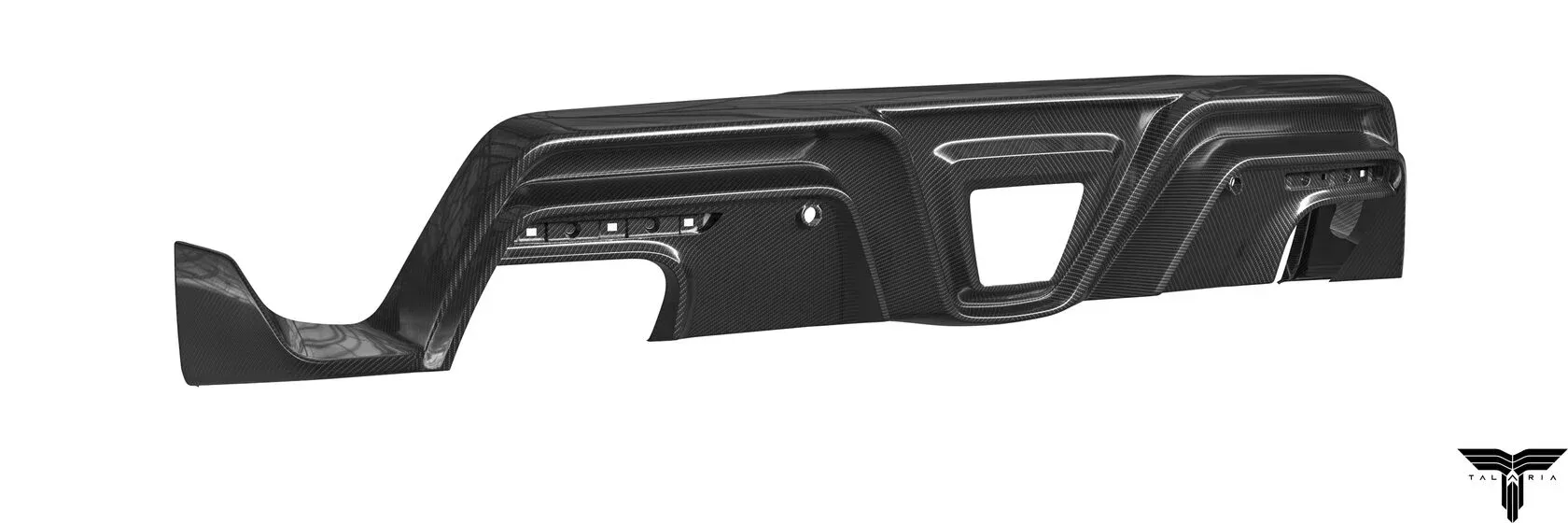 Rear diffuser QUAD exhaust Carbon Talaria for Toyota Supra A90/A91