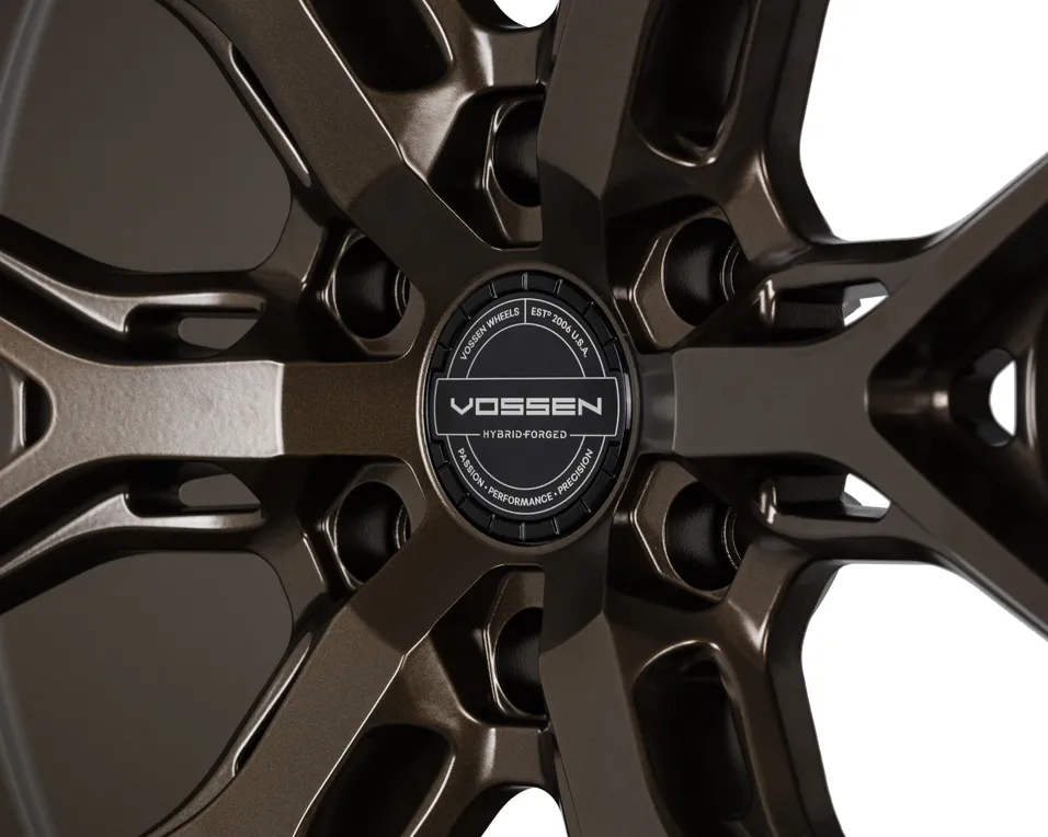 Vossen HF6 4 hybrid forged wheel — mounted on vehicle