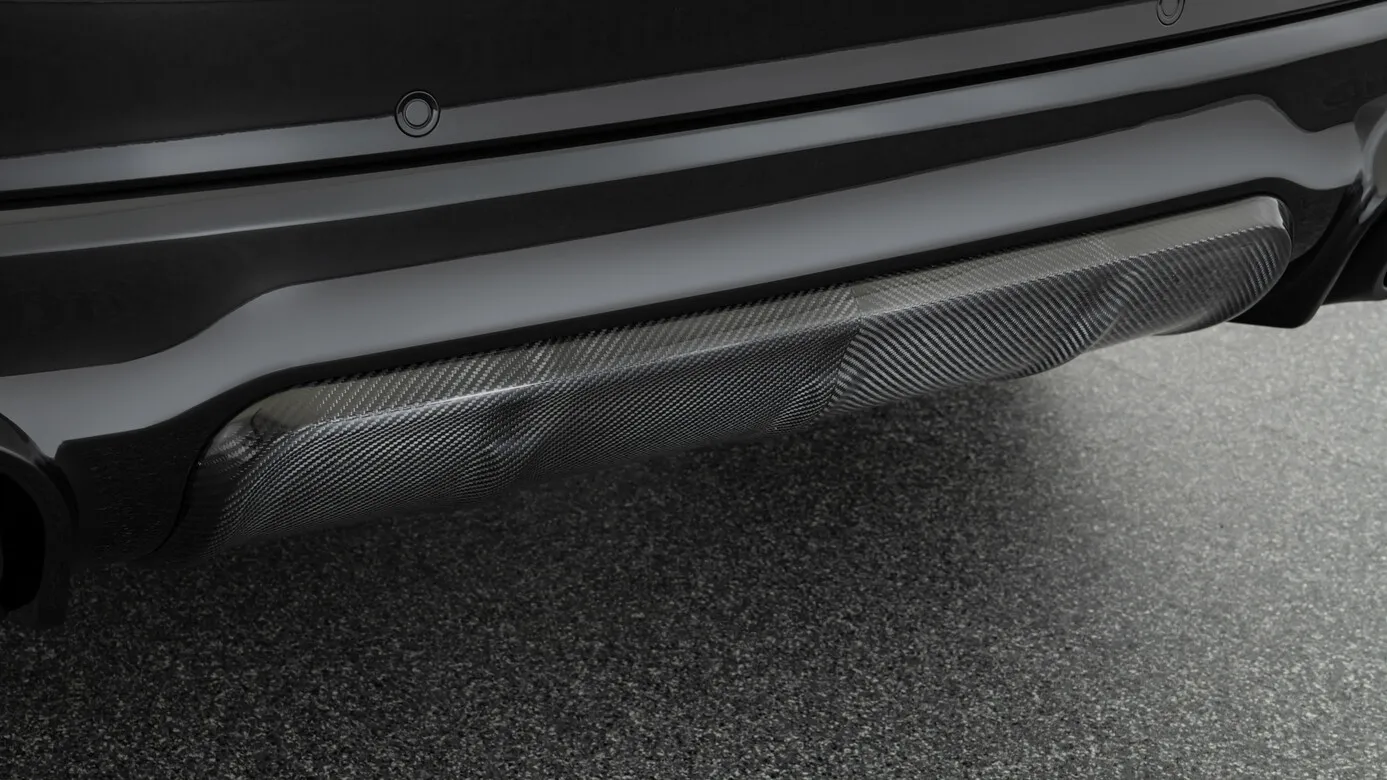 Rear bumper diffusor Brabus Carbon for Mercedes-Benz GLS X 167 Maybach GLS 600