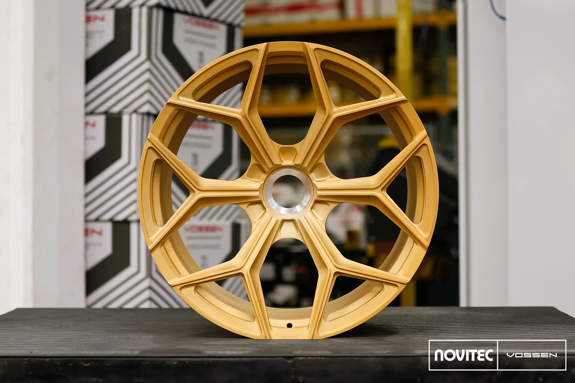 Vossen NL4 forged wheel — full set display