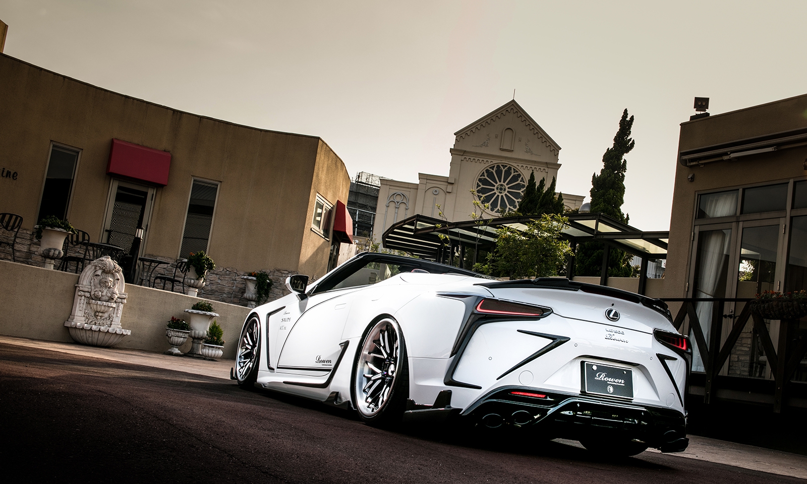 Check our price and buy Rowen body kit for Lexus LC500 Convertible DCF-Edition 2020!