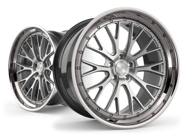 1221 Wheels 0440 AP3 SPORT3.0 Three-Piece Forged Wheel — 3/4 view