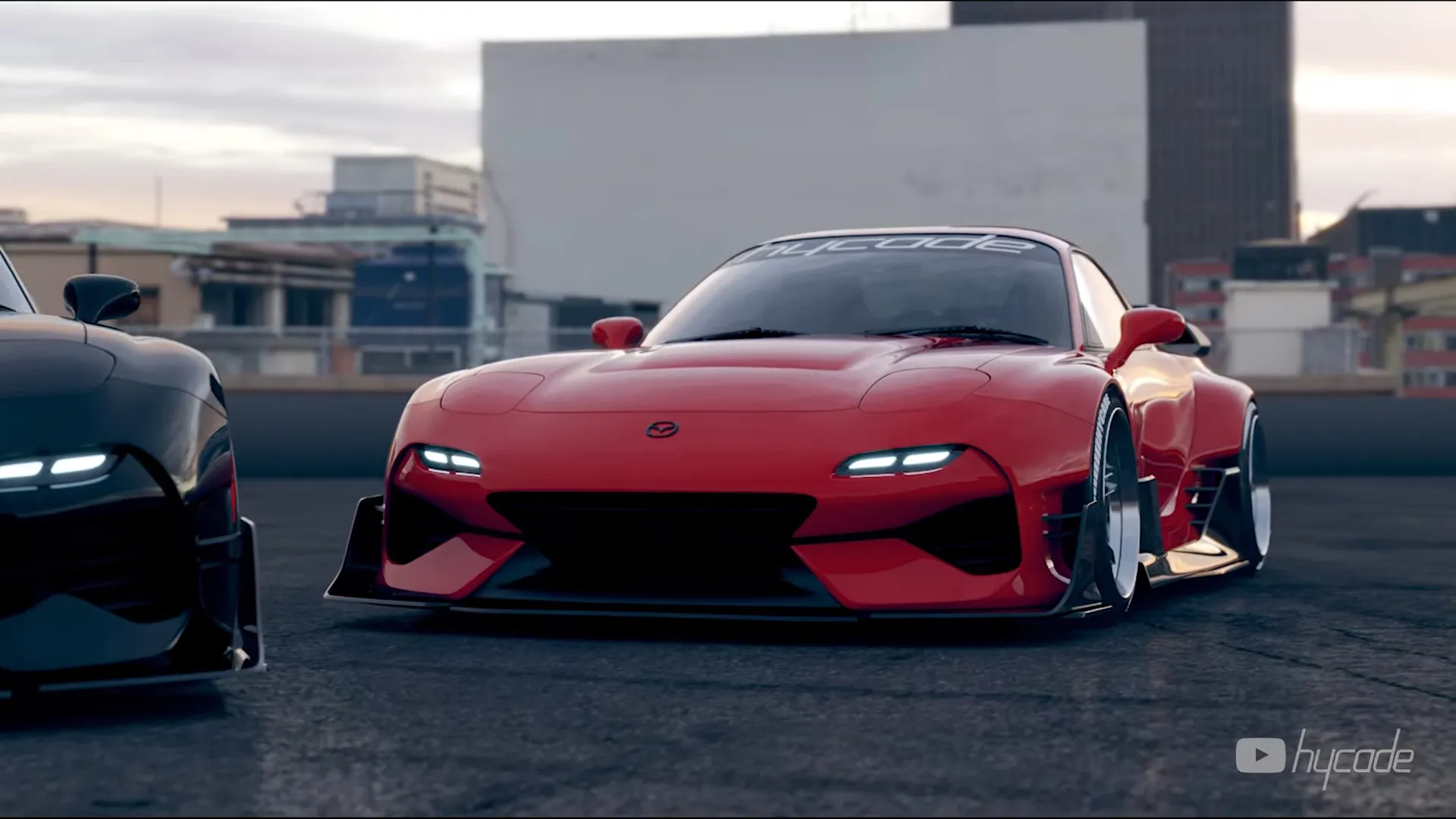 Mazda RX7 Custom Wide Body Kit by Hycade