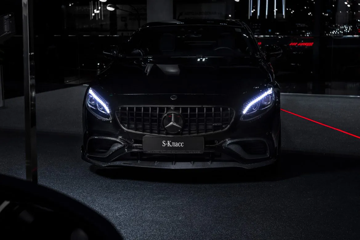 Carbon front spoiler BS Style for Mercedes S-class AMG A 217 AMG S 63