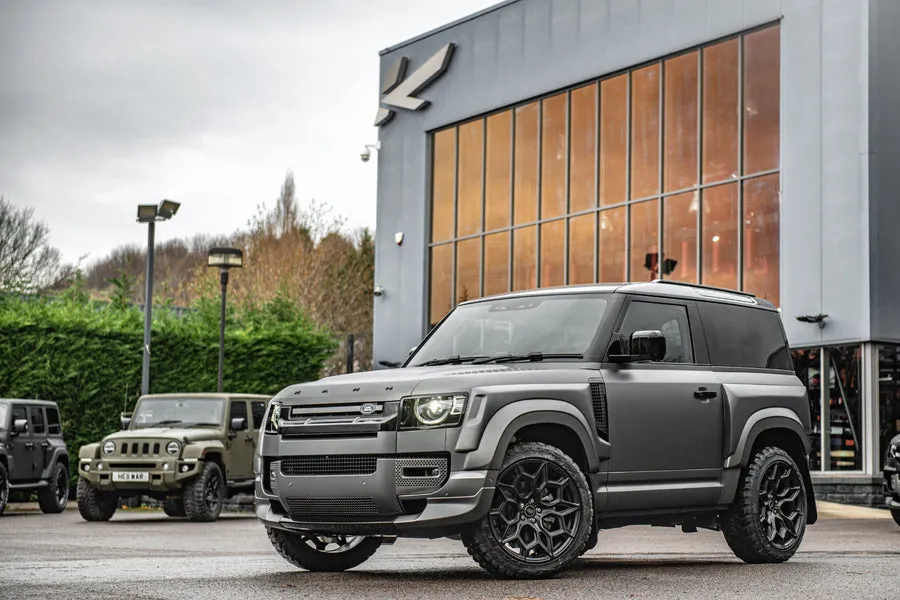 Check our price and buy Kahn Design carbon fiber body kit set for Land Rover Defender 90 wide track