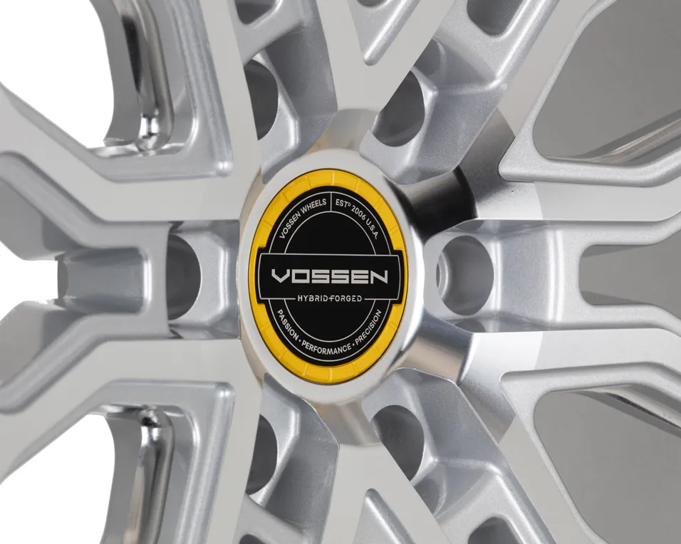 Vossen HF6 3 hybrid forged wheel — close-up spoke detail