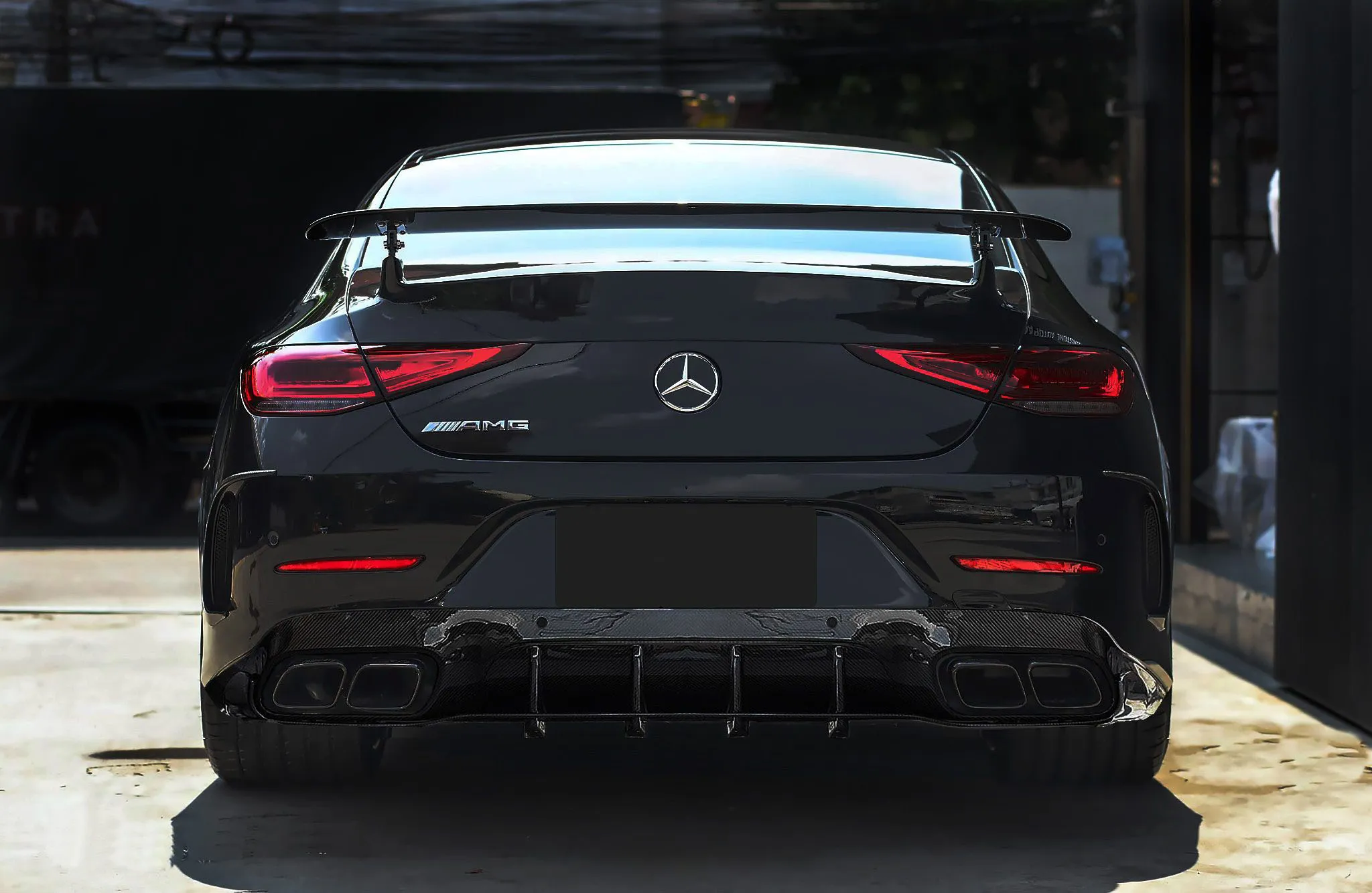 Check price and buy AMG GT Design Carbon Fiber Body kit set for Mercedes-Benz CLS C257