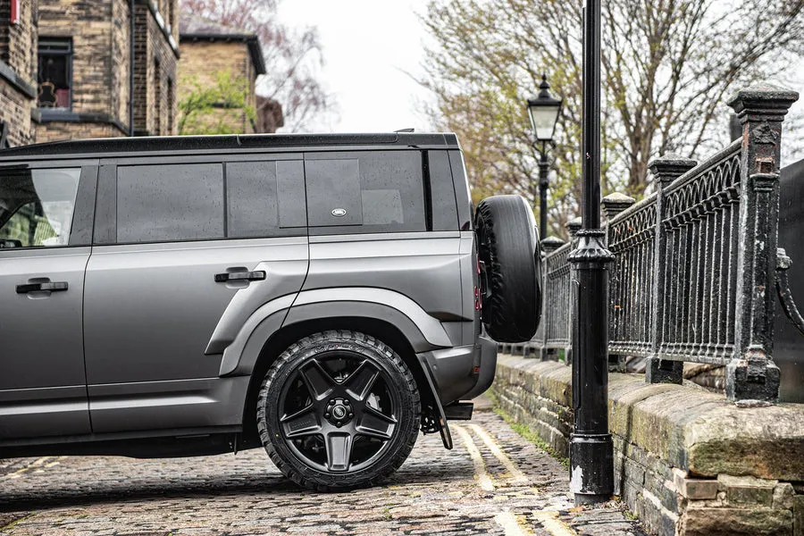 Check our price and buy Kahn Design carbon fiber body kit set for Land Rover Defender 110 wide track