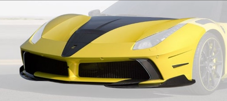 Front kit 4xx low flap Mansory Carbon for Ferrari 488 Siracusa 4XX