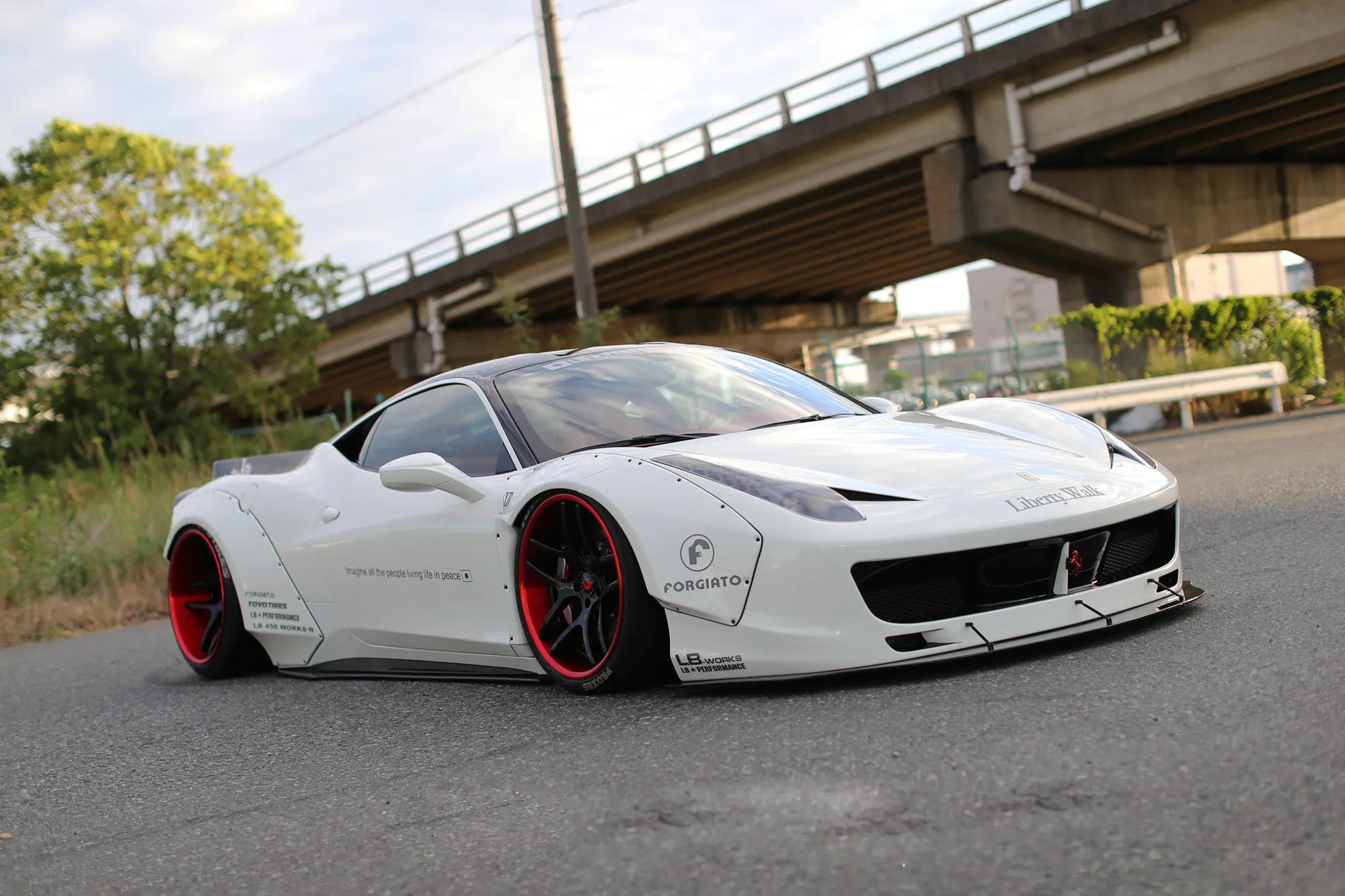 Check our price and buy Liberty Walk body kit for Ferrari 458!