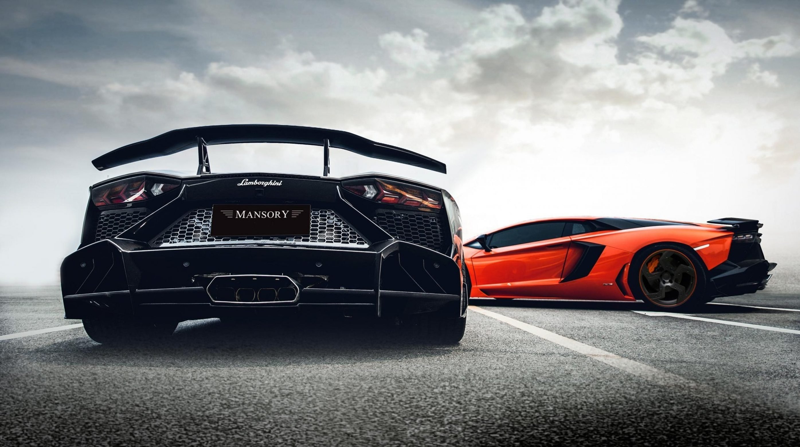 Rear high performance wing Carbon for Lamborghini Aventador