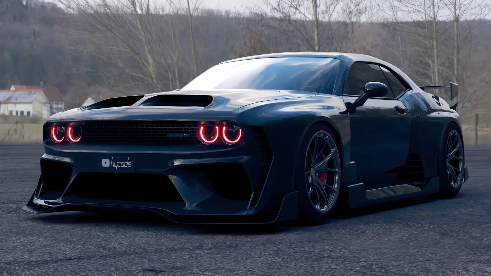 Dodge Challenger Demon Custom Wide Body Kit by Hycade