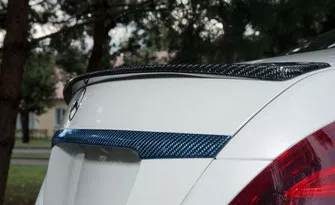 Trunk molding Carbon for Mercedes S-class W222 Restyling