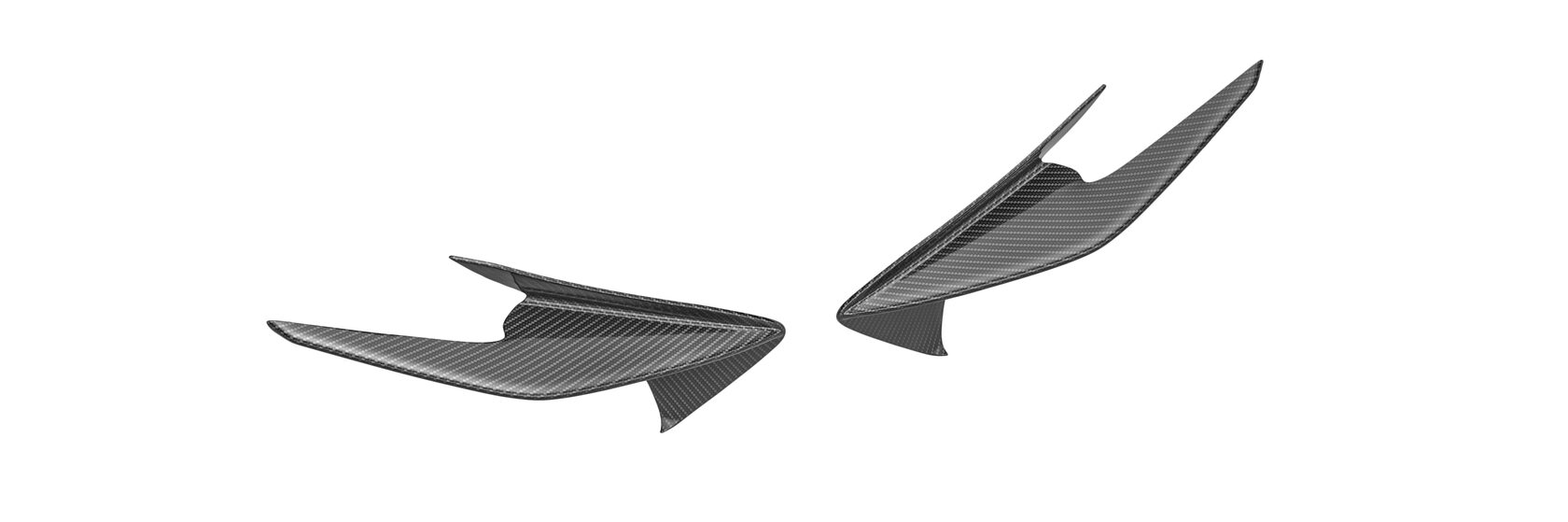 Front bumper winglets Carbon Talaria for Toyota Supra A90/A91