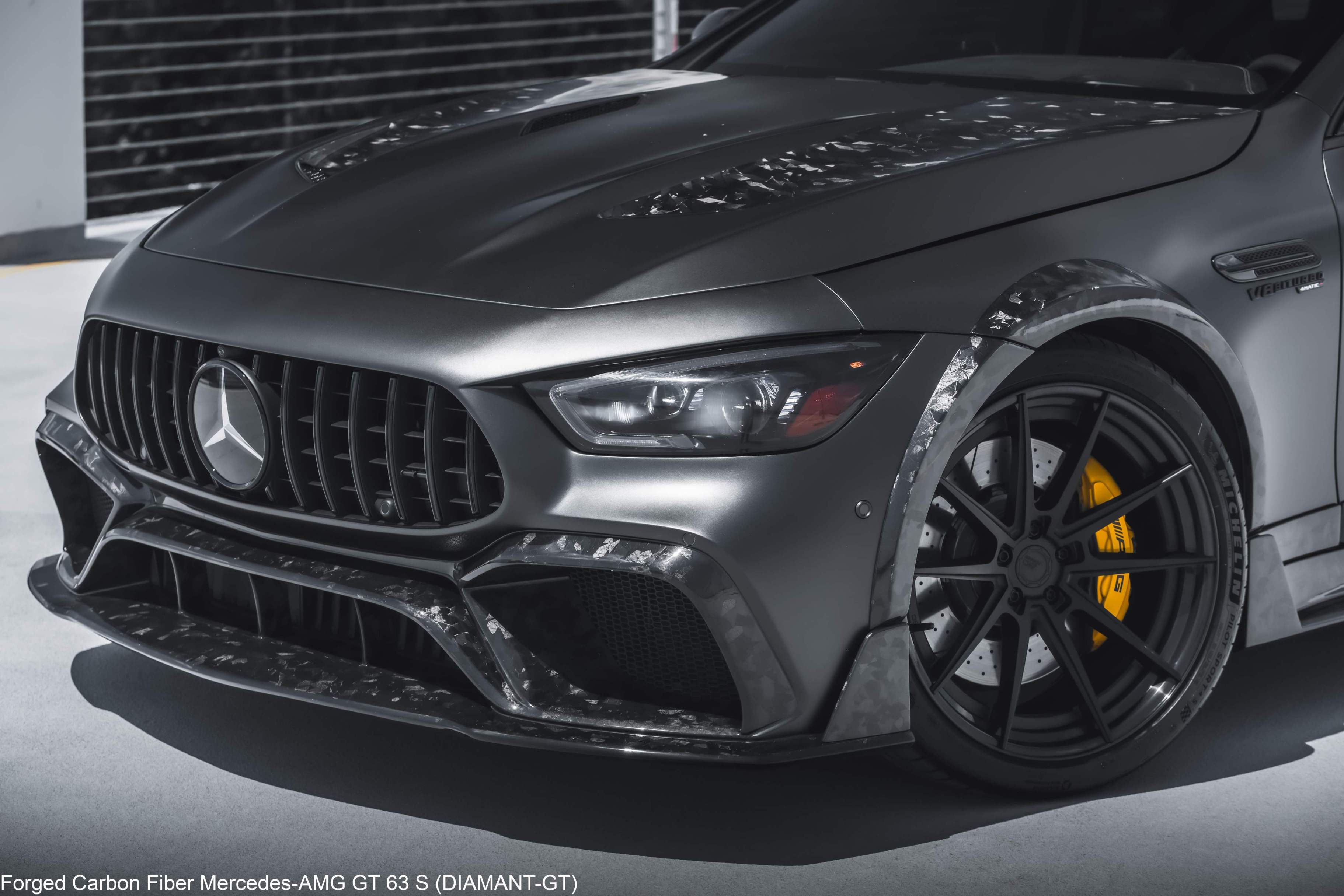 Aerodynamic front bumper elements SCL Performance for Mercedes AMG GT X290 63S Diamant GT