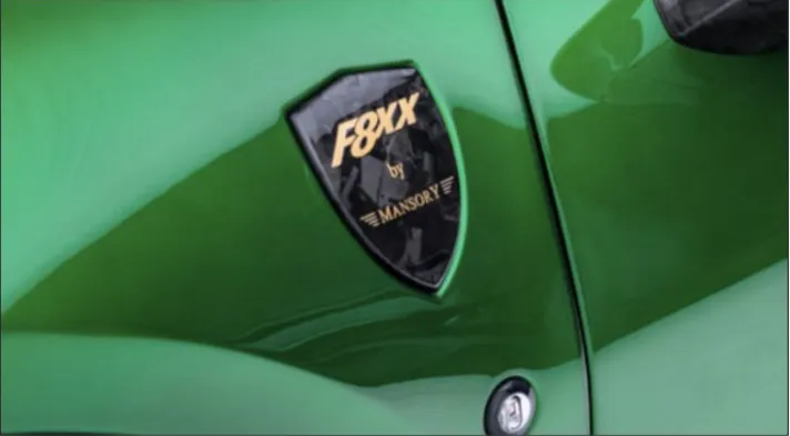 Fender emblem Mansory Carbon for Ferrari F8 Soft kit