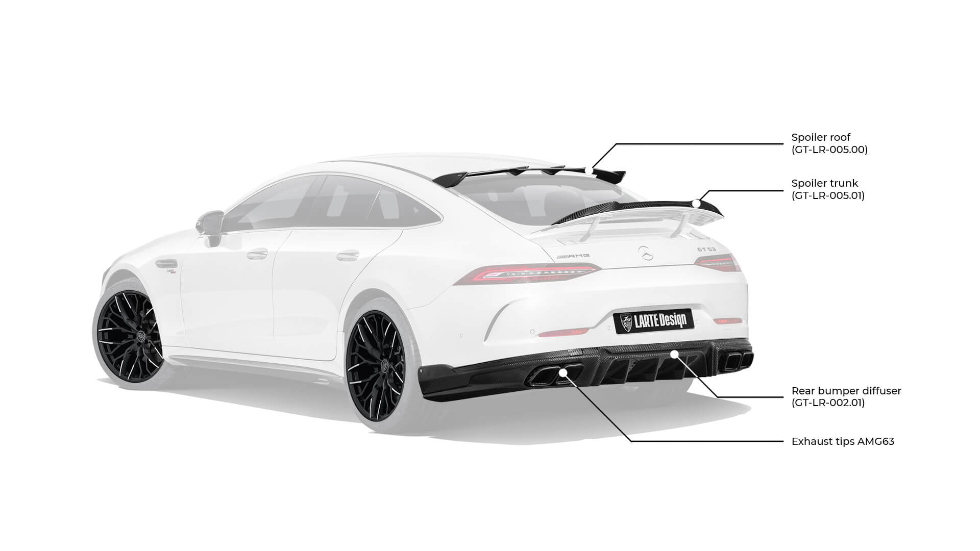 Check our price and buy Larte Design carbon fiber body kit set for Mercedes-Benz AMG GT 2021