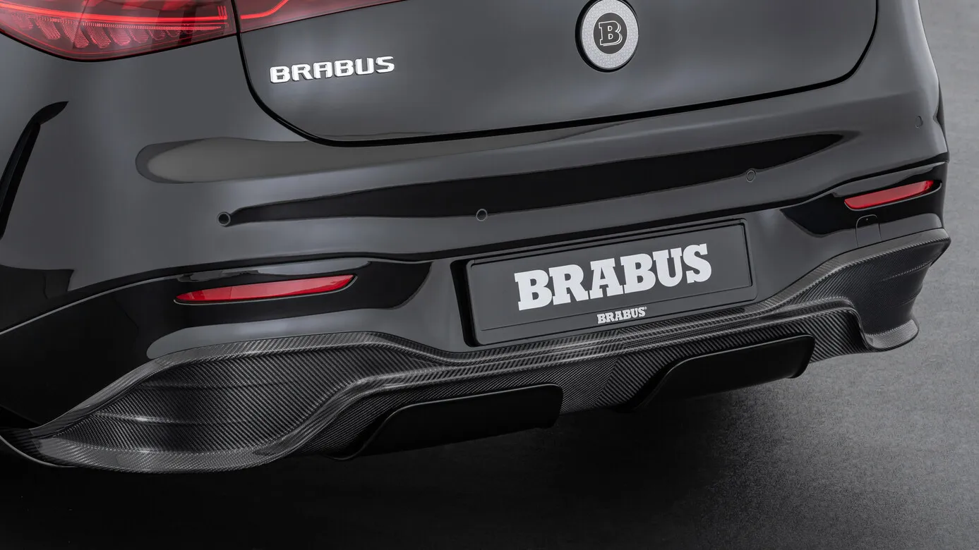 Rear diffuser Brabus Carbon for Mercedes EQS V 297 EQC 450