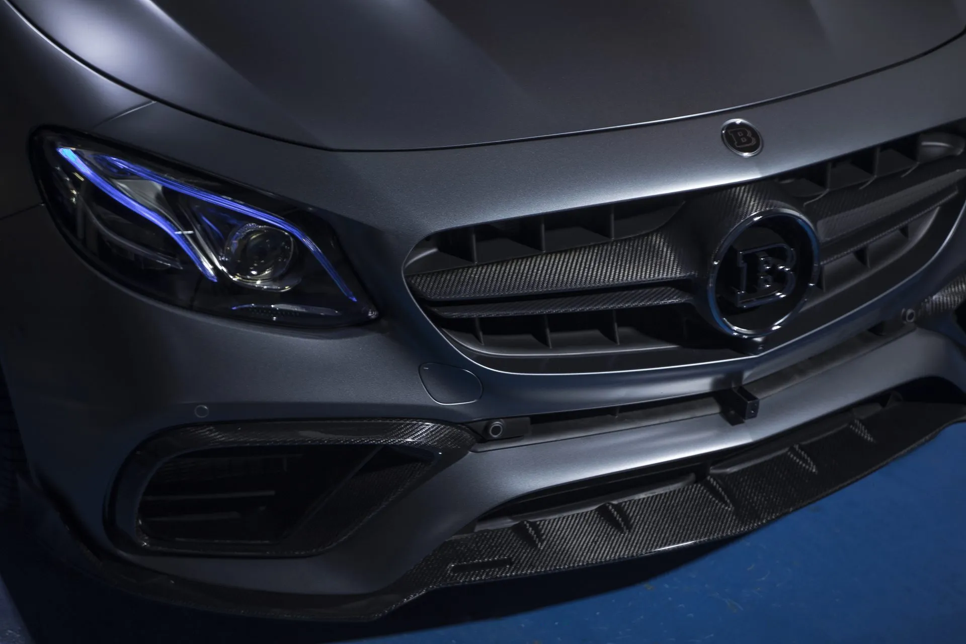 Front spoiler lip carbon BS Style for Mercedes E-class AMG W213  AMG E 63