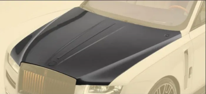 Engine bonnet with bar exposed Mansory Carbon for Rolls-Royce Ghost 