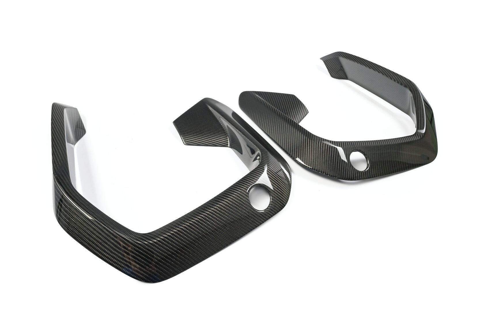 Fangs of the front bumper Carbon for BMW X6 M F96