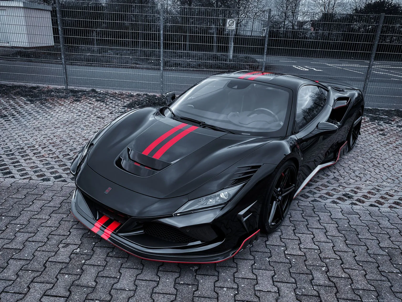 Check price and buy Keyvany Carbon Fiber Body kit set for Ferrari F8 Tributo 