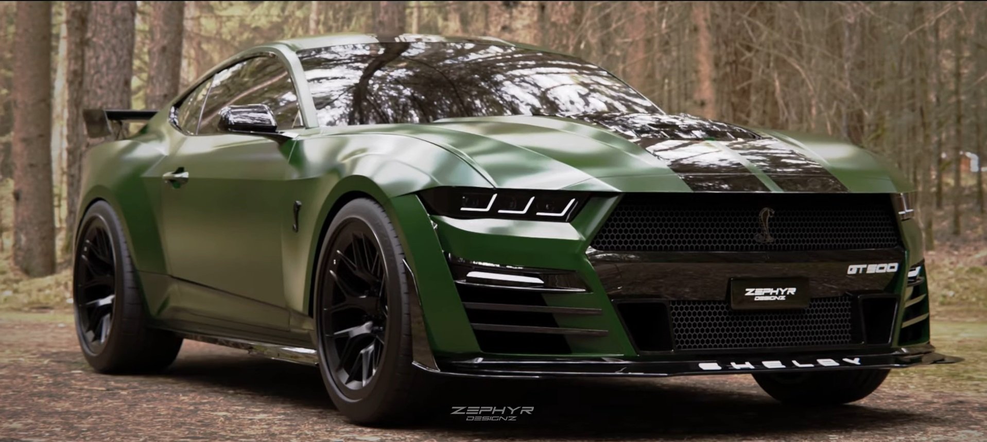 Ford Mustang Shelby GT500 S650 2024 Custom Wide Body Kit by Zephyr