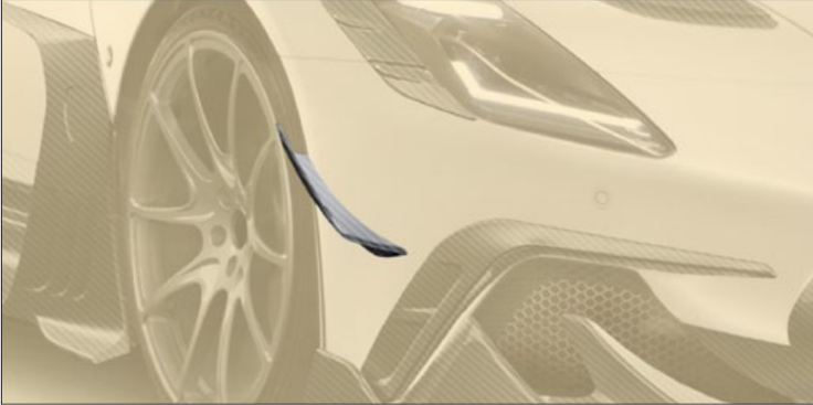Race flaps Mansory Carbon for Maserati MC20 Soft kit