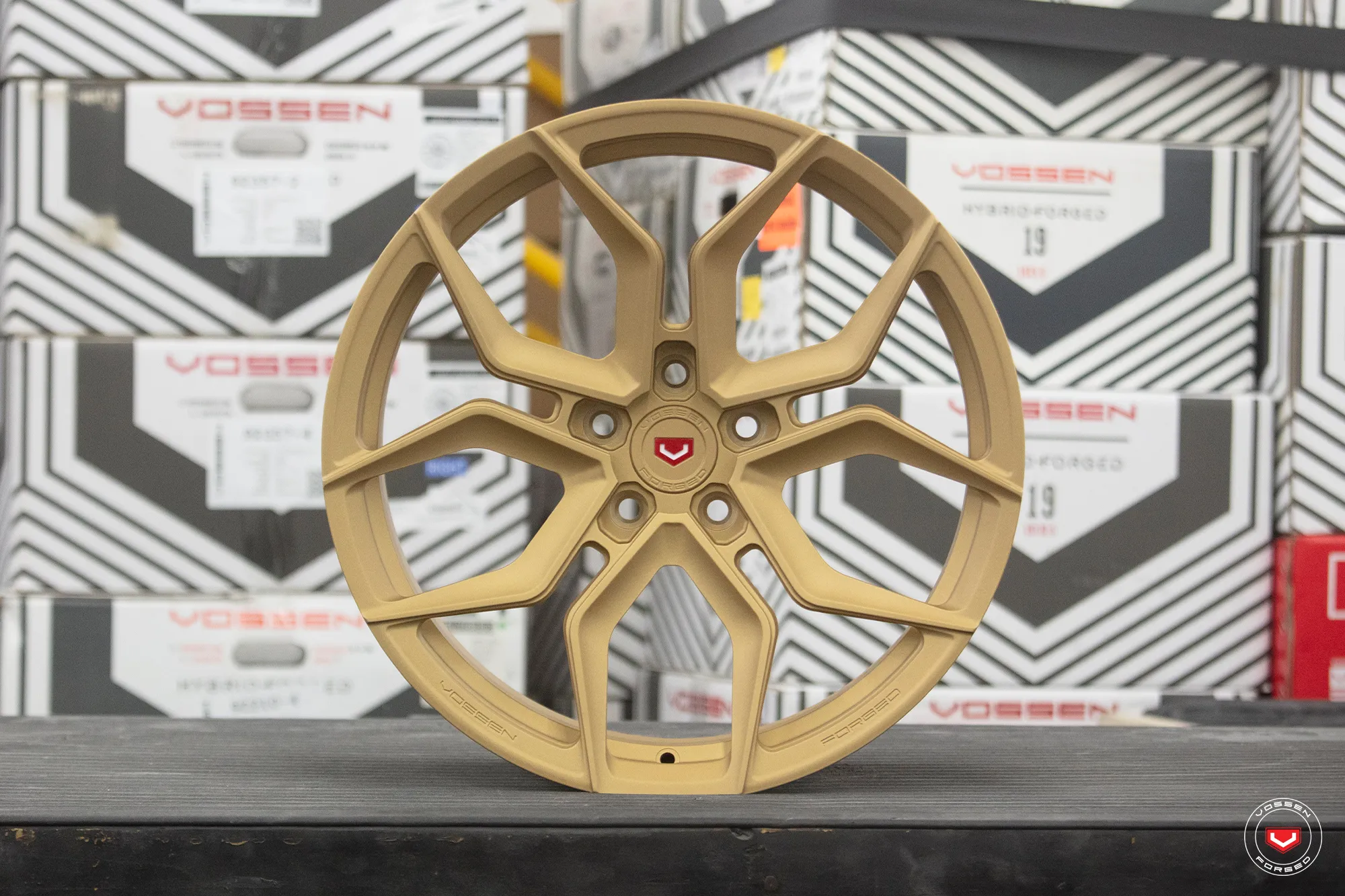 Vossen EVO 3 forged wheel — side profile