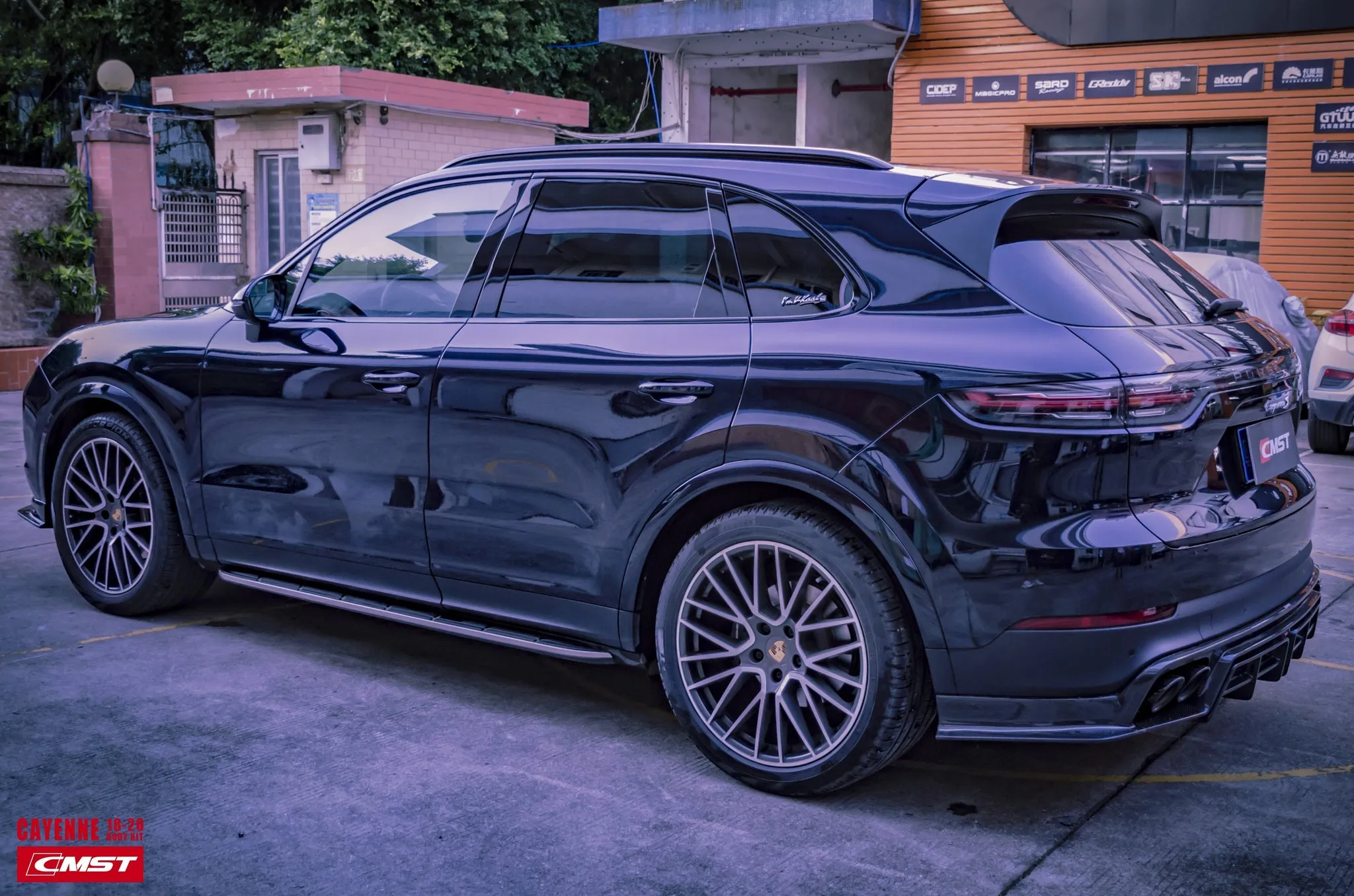 Check our price and buy CMST Carbon Fiber Body Kit set Style for Porsche Cayenne 9Y0