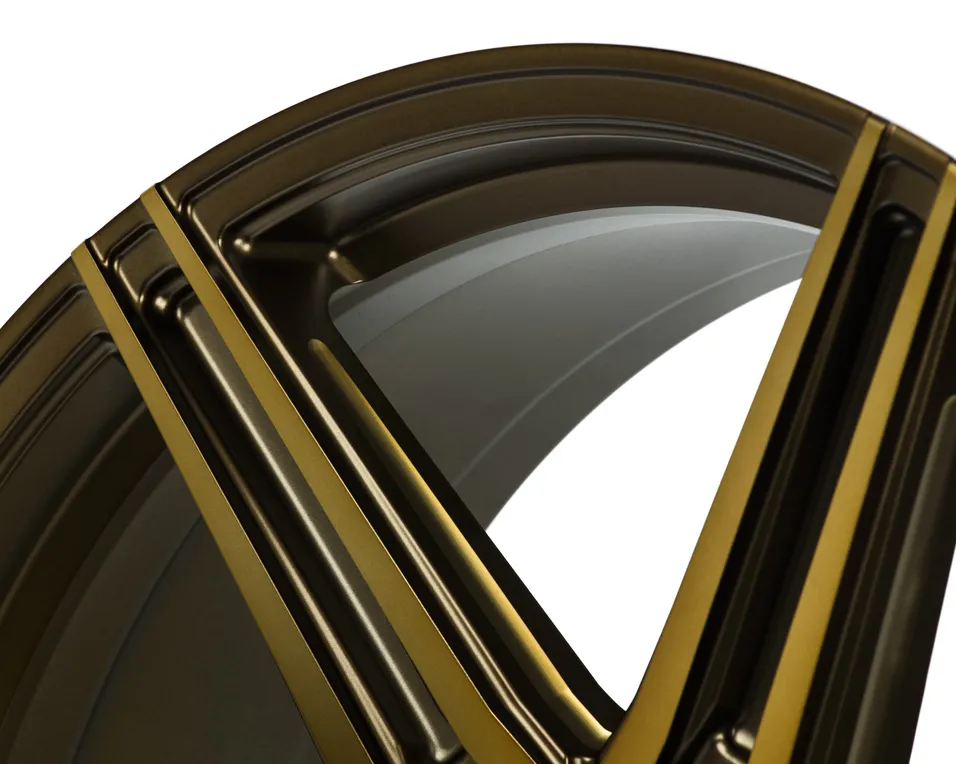 Vossen HF6 2 hybrid forged wheel — close-up spoke detail